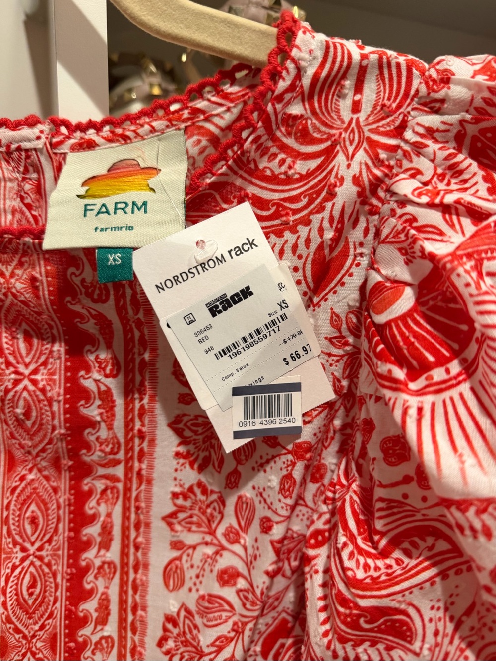 Farm Rio Red River Ride Blouse - Picture 6 of 6